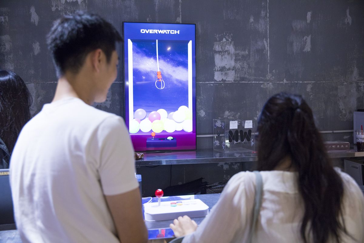 オーバーウォッチ × YOASOBI・デジタル体験ポップアップ 現場写真